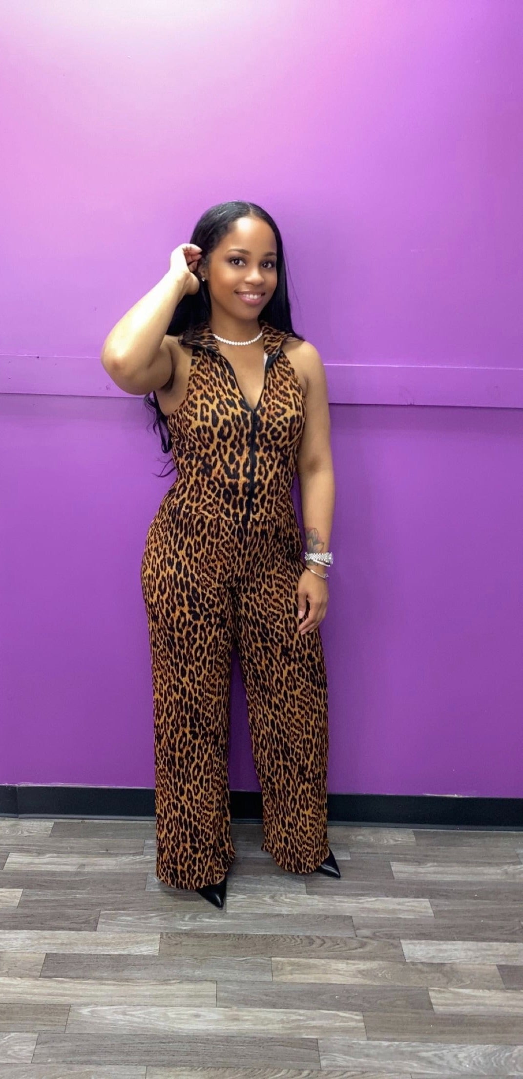 Leopard print set