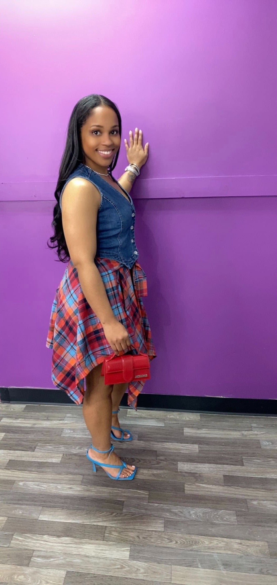 Plaid skirt