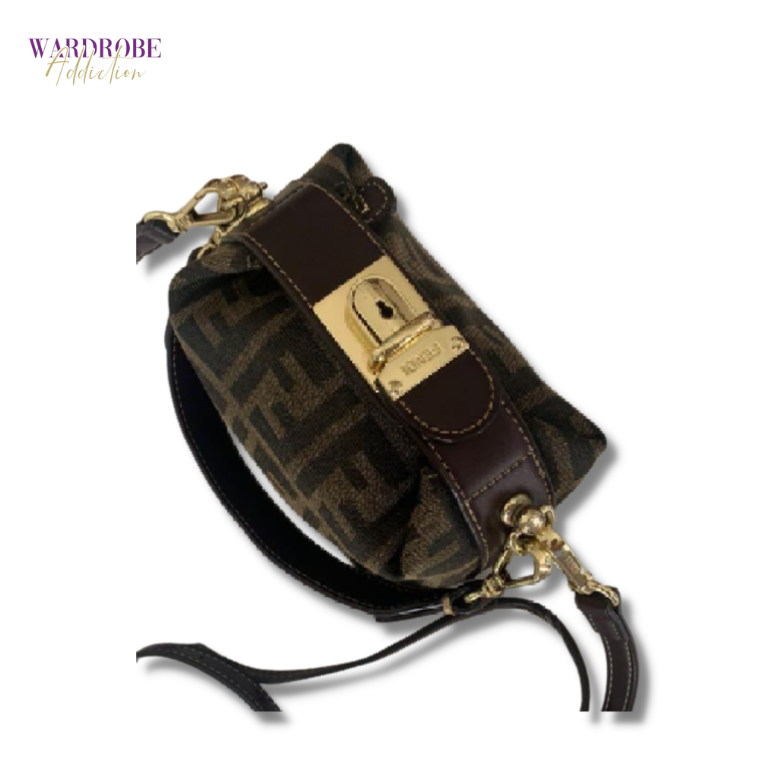 F inspired Jacquard Mini Pouch/Sling bag