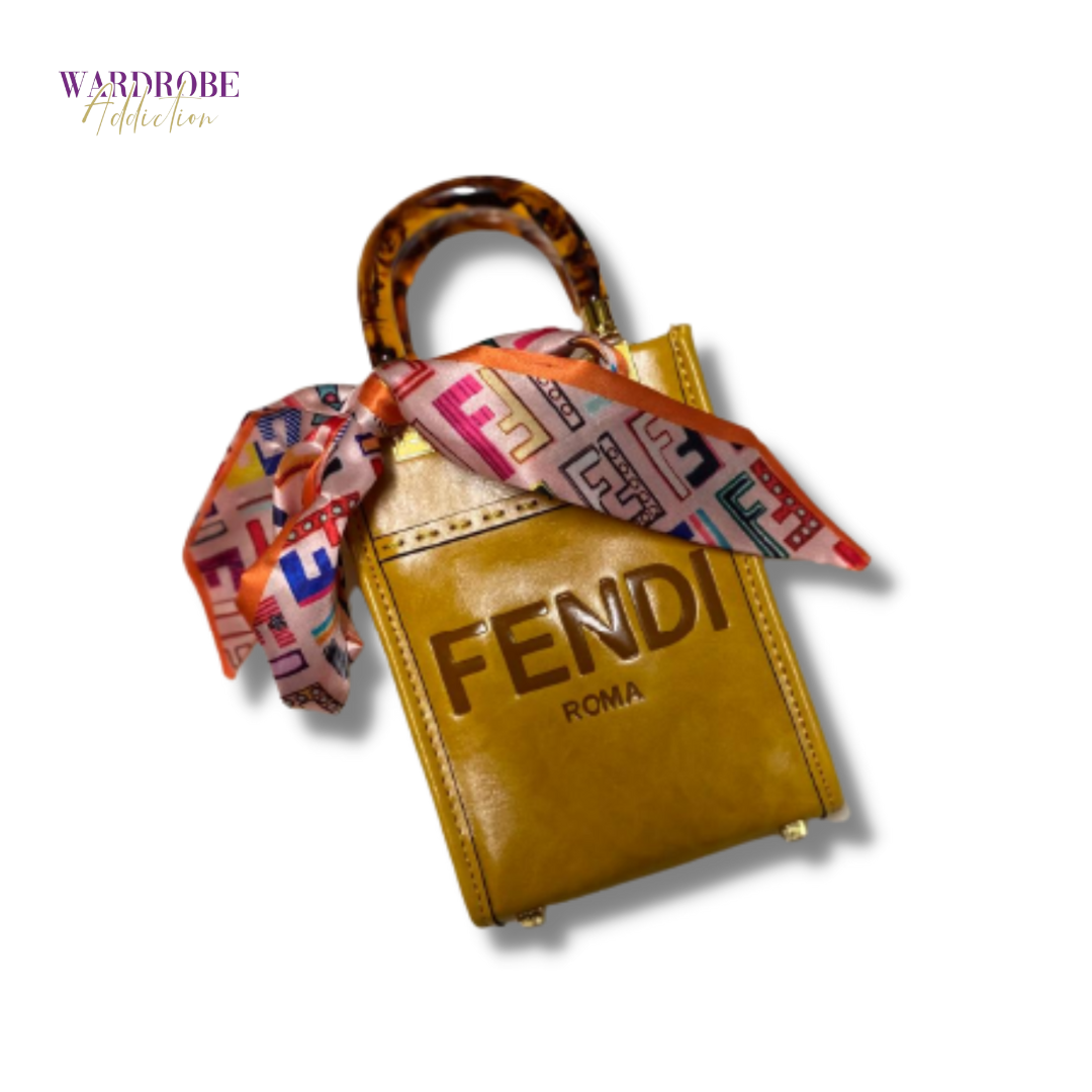 F Sunshine Shopper Tote Leather Mini