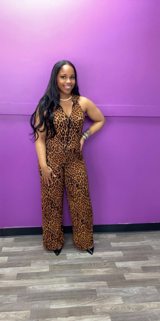 Leopard print set
