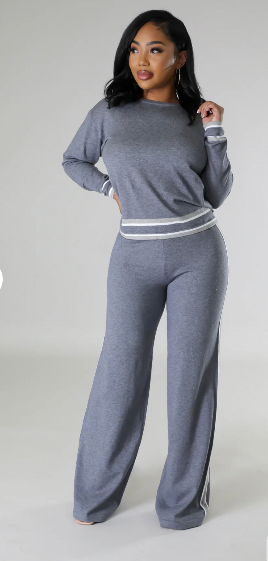 Comfy Mode pant set -Gray